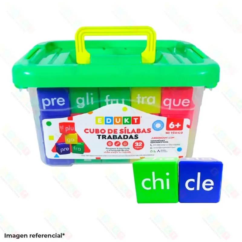 CUBO DE SILABAS TRABADAS EDUKT