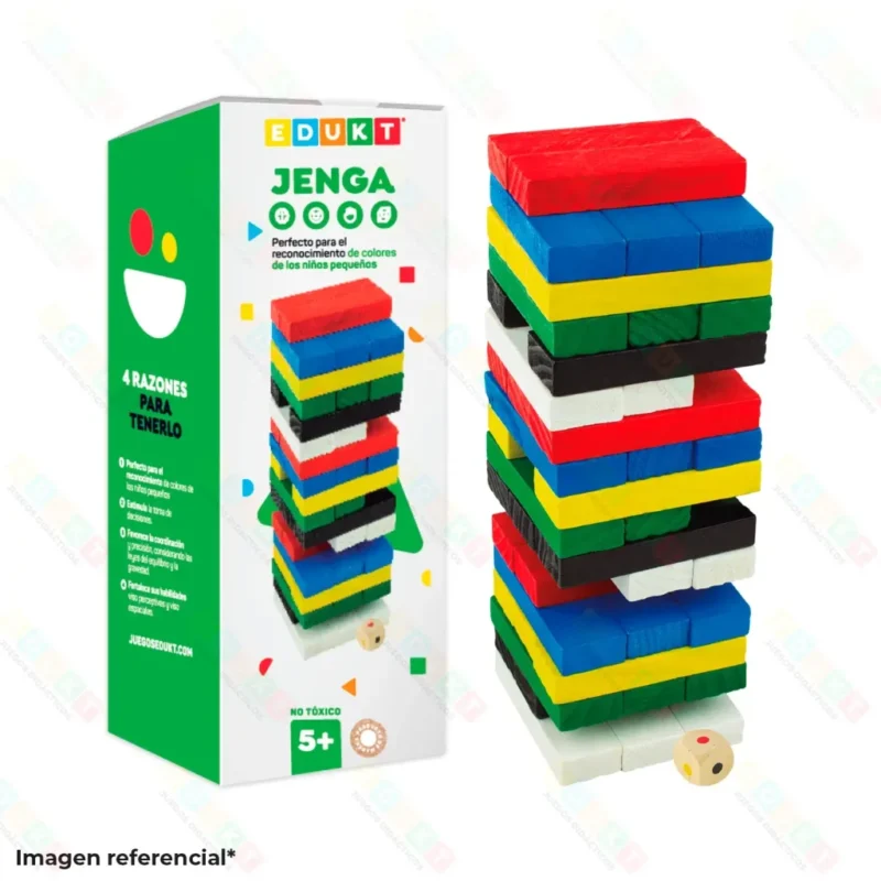JENGA BLOCK  EDU-KT  COLORES   X 48 PZ