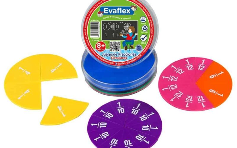 JUEGO DE FRACCIONES CIRCULARES  EVAFLEX     EV00831