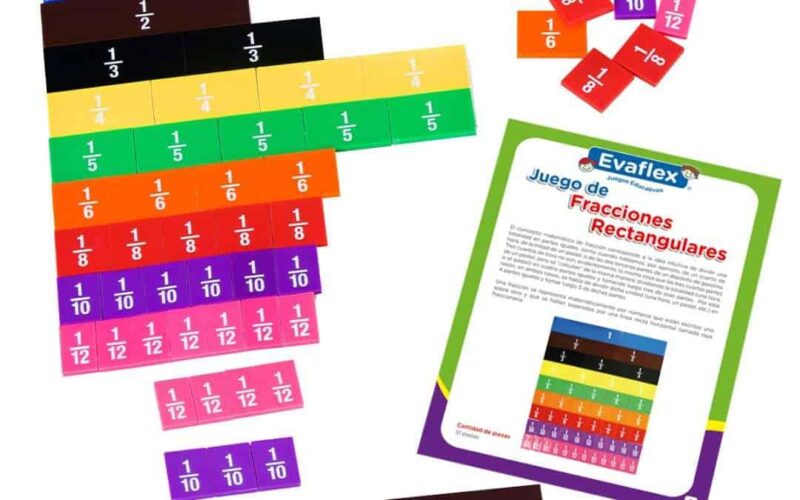 JUEGO DE FRACCIONES RECTANGULARES  EV00832