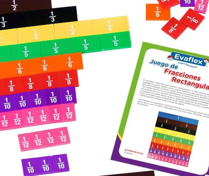 JUEGO DE FRACCIONES RECTANGULARES  EV00832