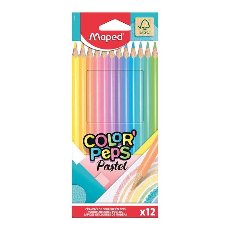 COLOR MAPED PASTEL X12   832069