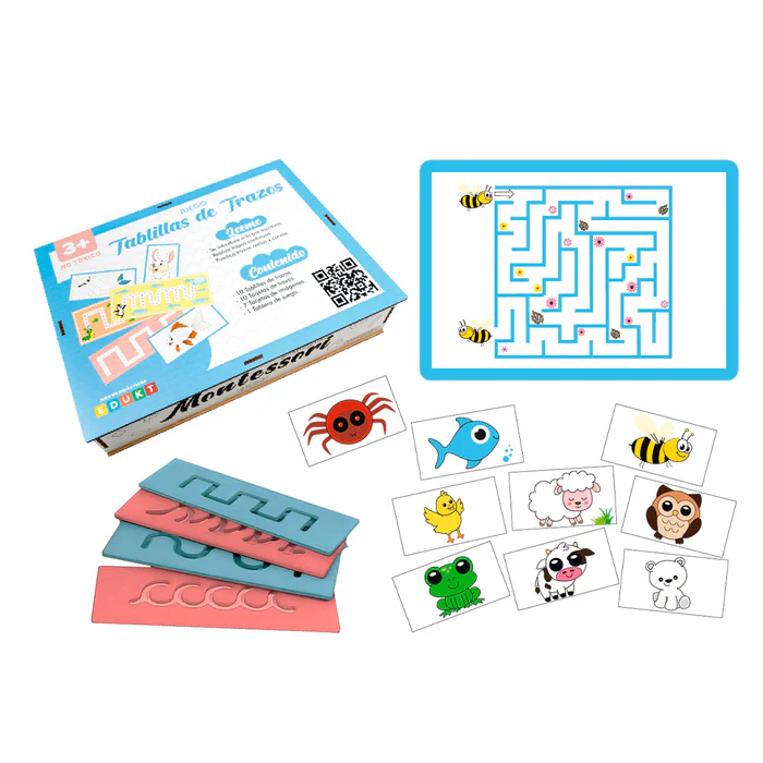 JUEGO DE TABLILLAS DE TRAZOS EDUKT