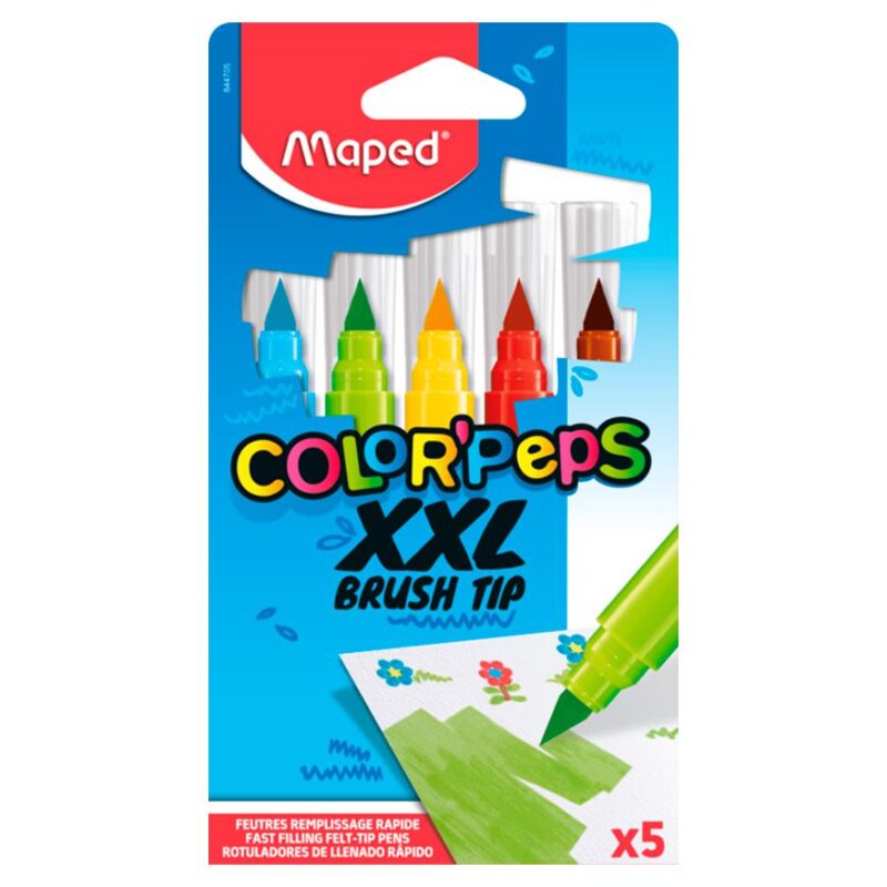 PLUMON MAPED COLOR`PEPS JUMBO BRUSH X 5 ESTUCHE .  844705