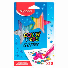 PLUMON MAPED COLOR`PEPS GLITER X 10 ESTUCHE  847110