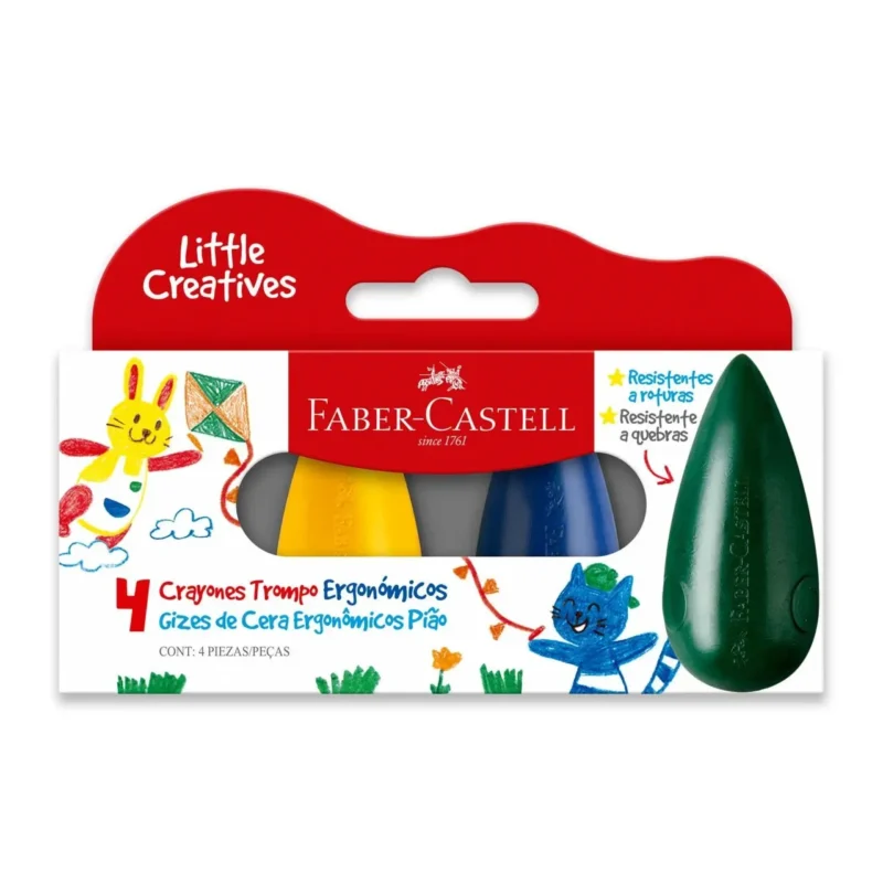 CRAYON FABER X 4 TROMPO  121717