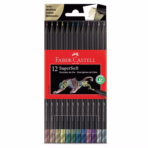 COLOR FABER X 12 SUPERSOFT     METALICOS   120722