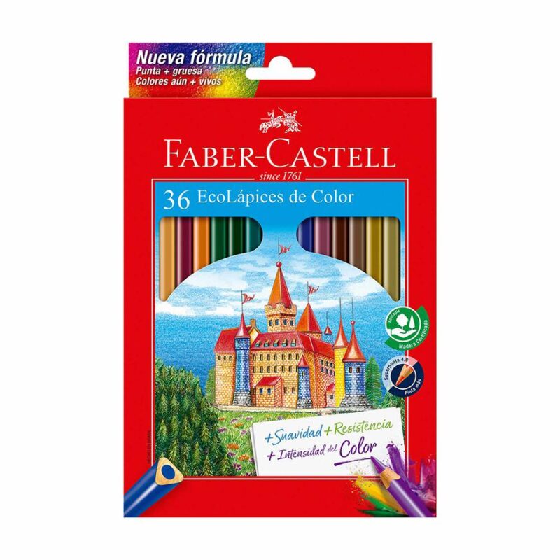 COLOR FABER X 36 LARGOS TRIANG. E/CARTON