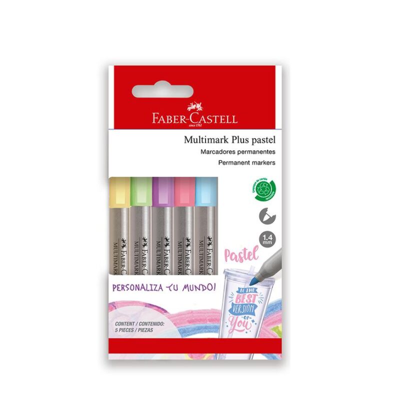 PLUMON FABER MULTIMARK PLUS X5 PASTEL   153932