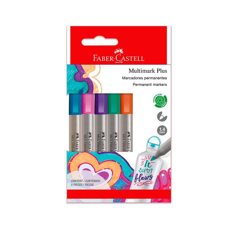 PLUMON FABER MULTIMARK X 5 (TU/ROS/VIO/VE/ANA)   153935